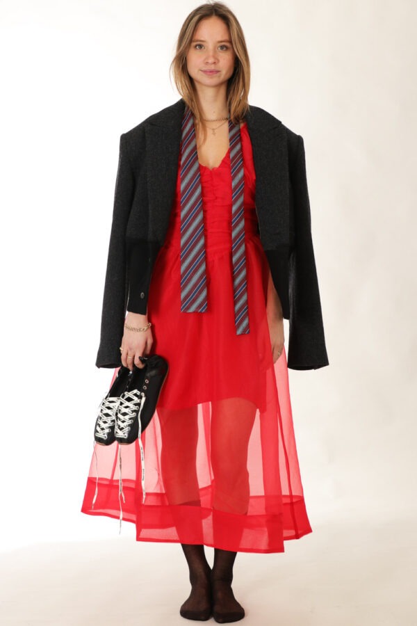 Adnym <span> Tie Red Stripe