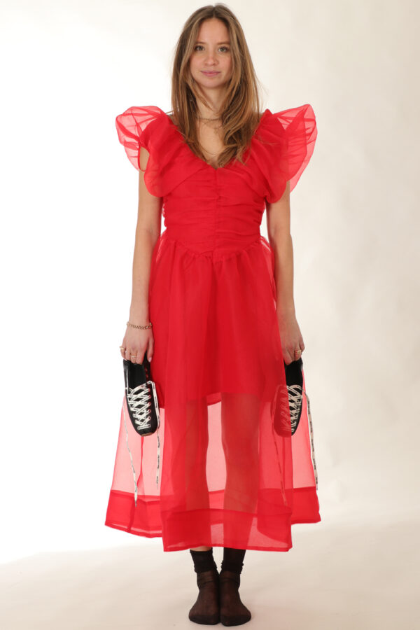 Ganni <span> Organza Long Dress