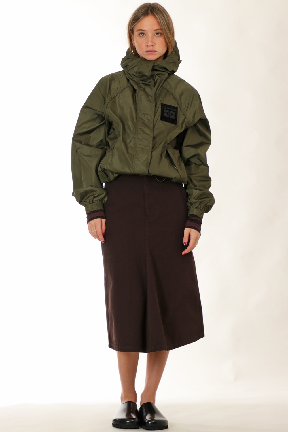 Ganni <span> Flyweight Nylon Jacket