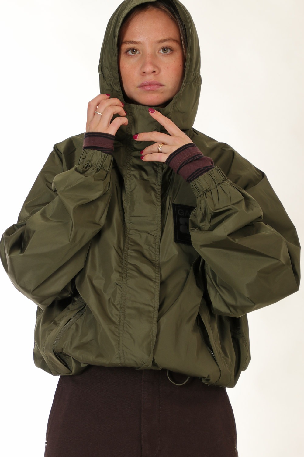 Ganni <span> Flyweight Nylon Jacket - Image 2
